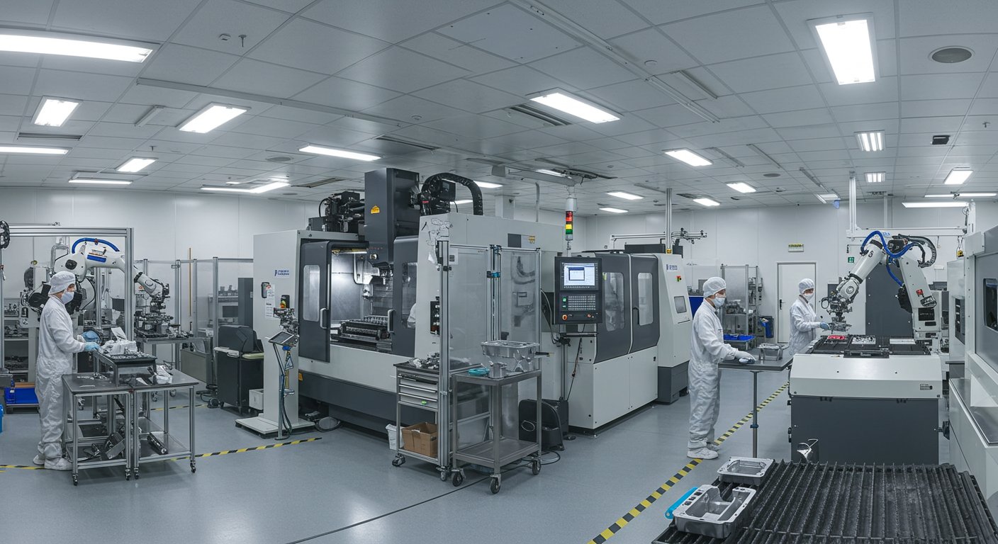 Технологии изготовления прецизионных деталей Процесс изготовления прецизионной детали на станке