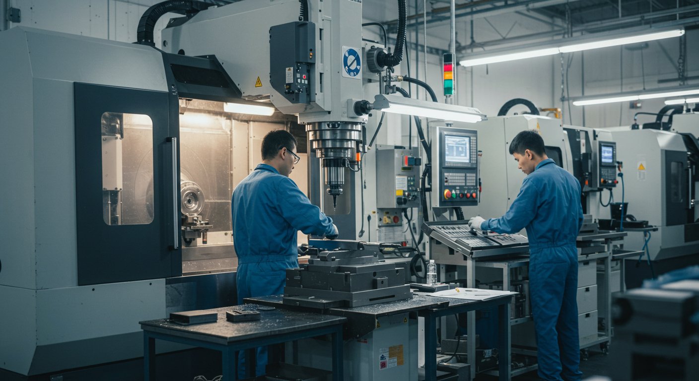 Точная механическая обработка детали на станке ЧПУ