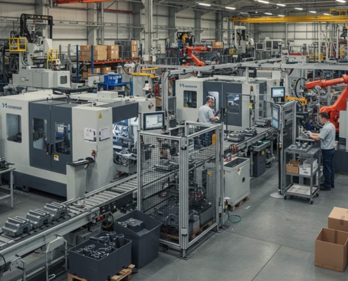 Как работают промышленные цеха по производству деталей