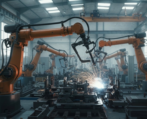 Использование робототехники в промышленном производстве деталей