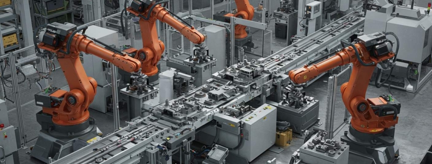 Автоматизированные линии на заводах по производству деталей