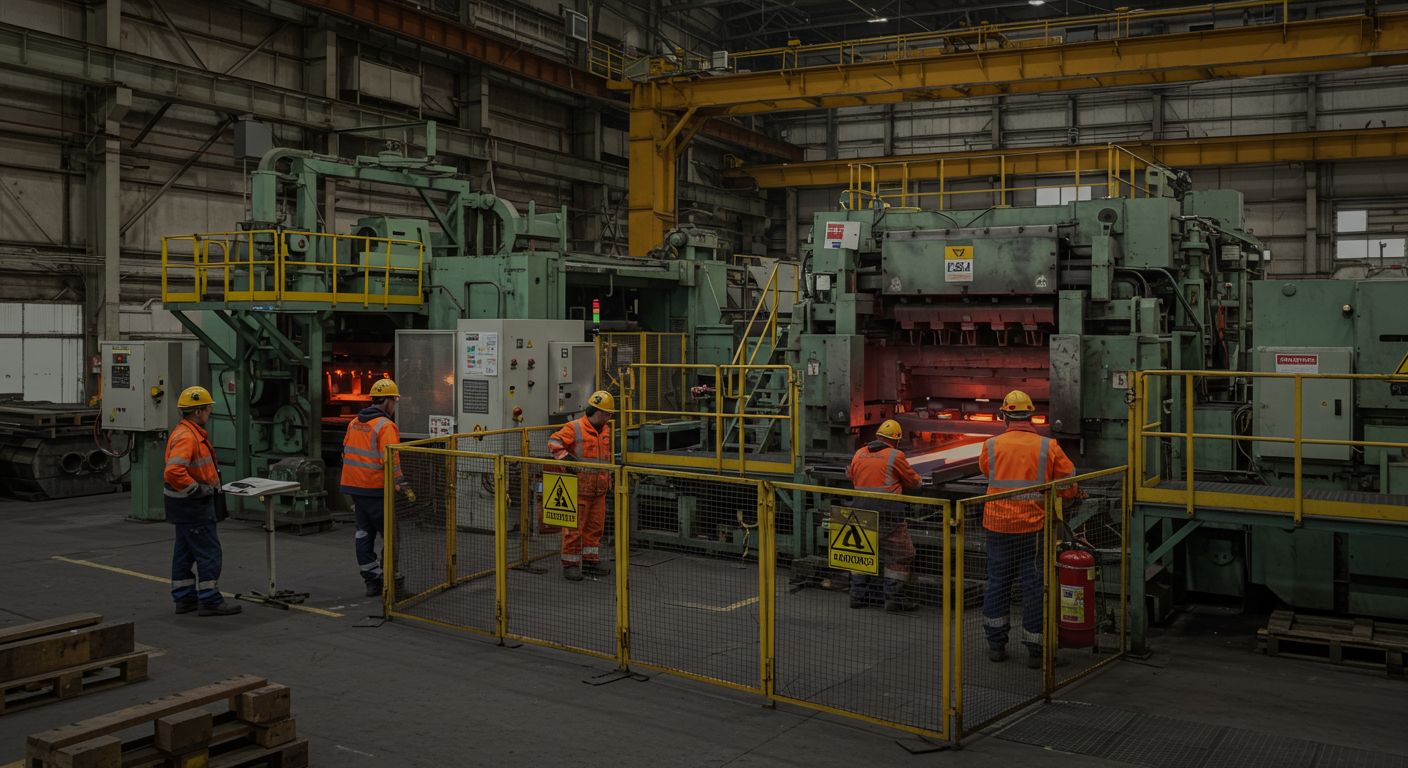Безопасность на заводе металлообработки