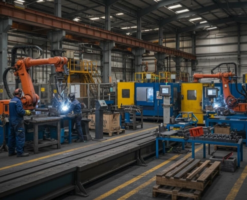 Организация рабочего процесса на заводах металлообработки