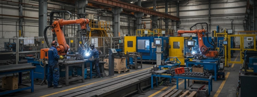 Организация рабочего процесса на заводах металлообработки