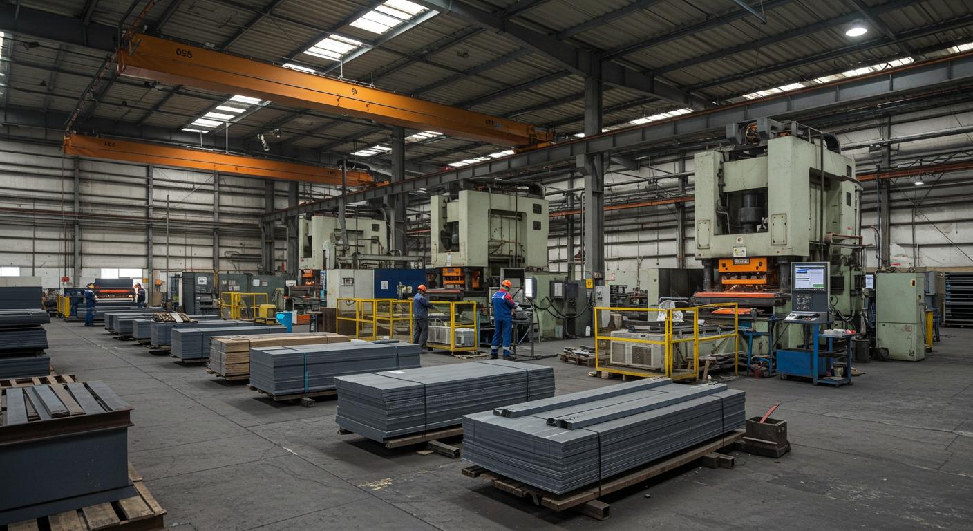 Эффективная организация производства металлических деталей Организация рабочего процесса на заводе металлообработки