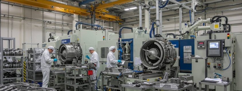 Производство металлических деталей для авиационной промышленности