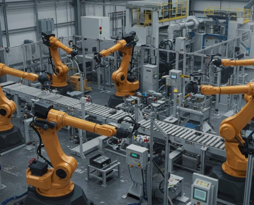 Использование роботизированных комплексов в заводском производстве